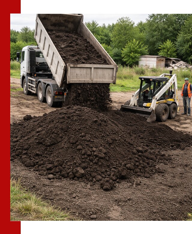 Поставка плодородной земли с доставкой самосвалом в Куйбышеве