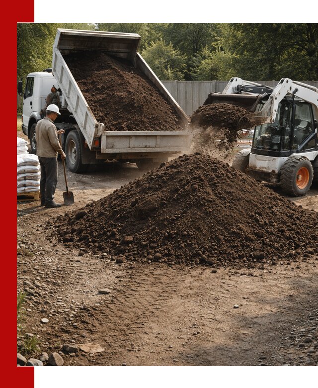 Доставка растительного грунта в Куйбышеве от производителя оптом и в розницу