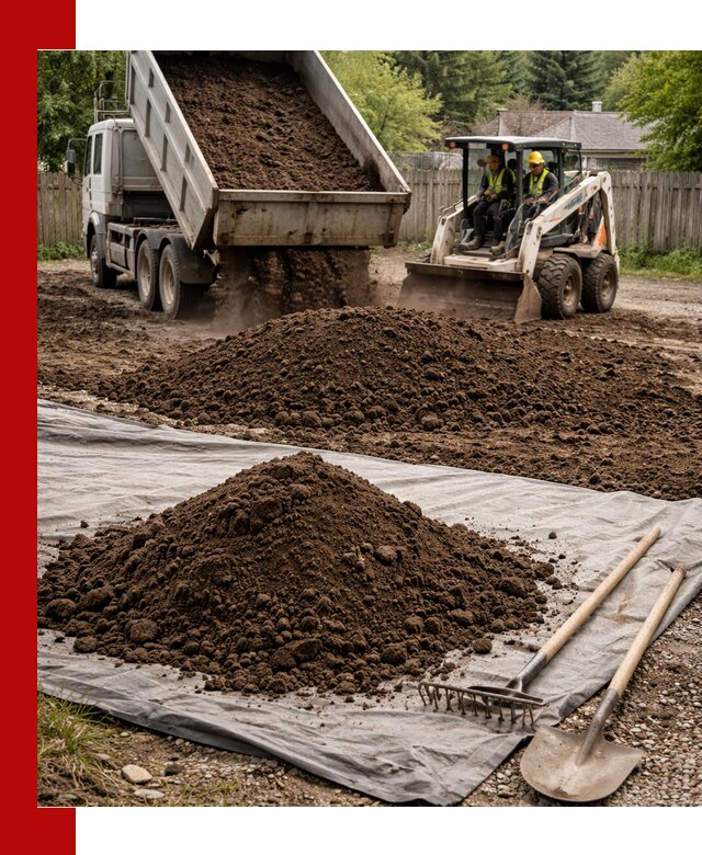 Грунт для отсыпки участка с доставкой в Куйбышеве