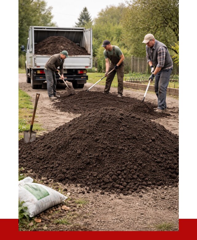 Купить землю для огорода в Куйбышеве от 3318 р./куб | ПРОНЕРУДКбш