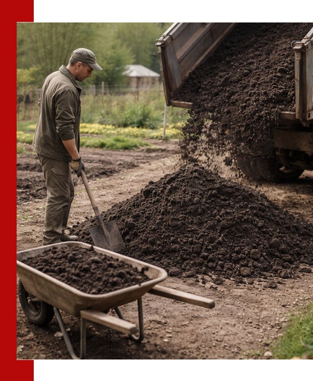 Доставка качественной земли для огорода в Куйбышеве