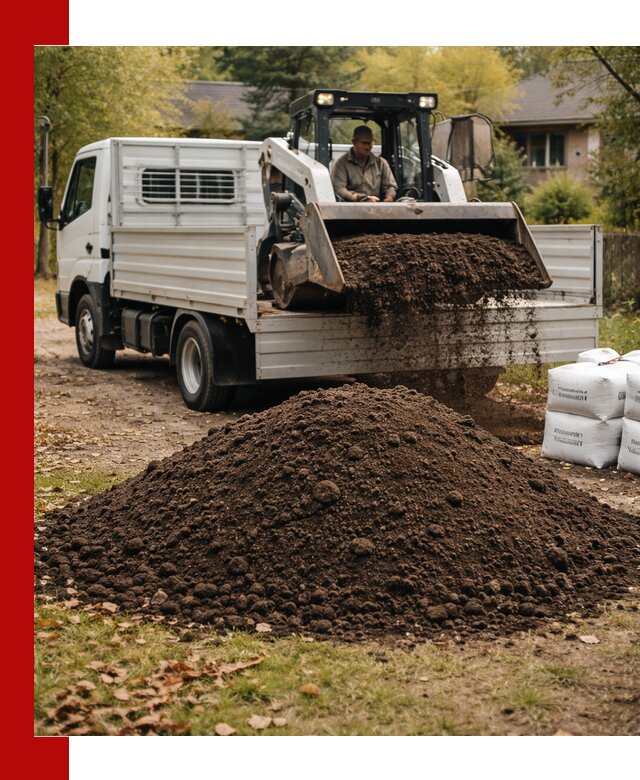 Доставка садовой земли в больших объёмах в Куйбышеве