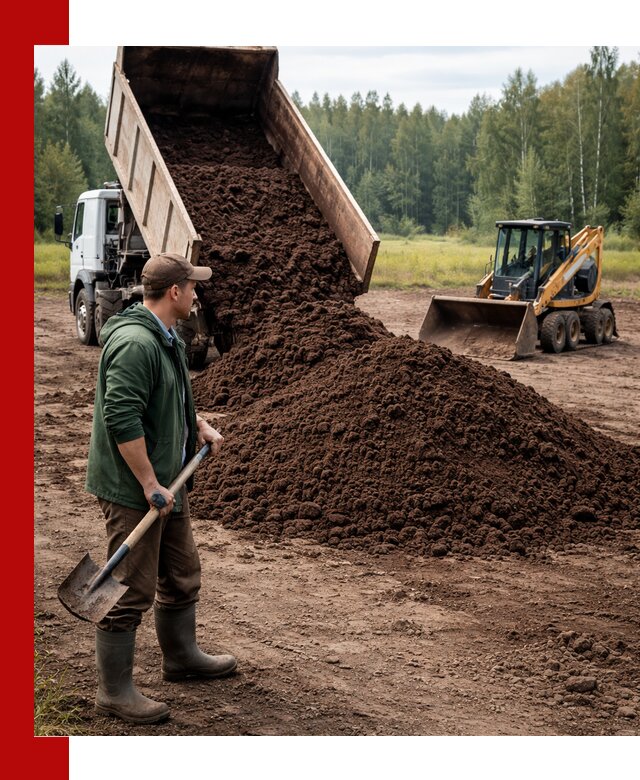 Купить верховой торф с доставкой в Куйбышеве для садоводства и растений