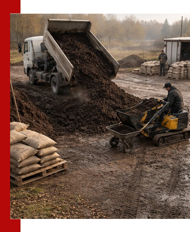 Кислый торф в доставке по выгодным ценам в Куйбышеве