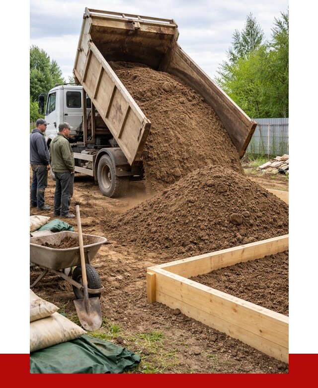 Торфо песчаная смесь в Куйбышеве с доставкой от 1918 р. | ПРОНЕРУДКбш