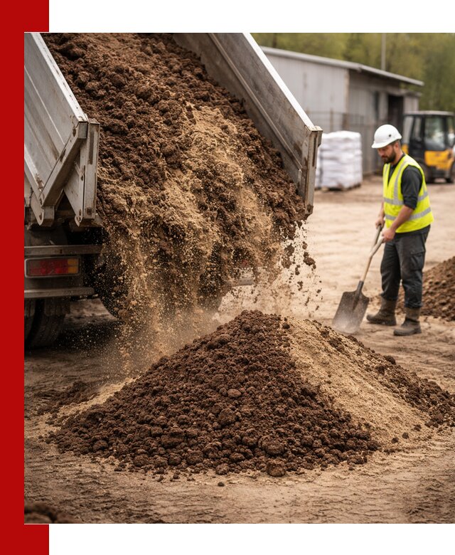 Доставка торфо-песчаной смеси в Куйбышеве для строительства и озеленения