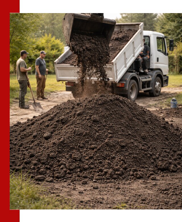 Доставка и продажа чернозема в Куйбышеве оптом и в розницу