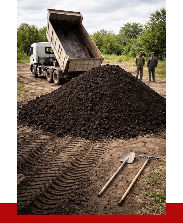 Купить чернозем навалом в Куйбышеве от 1244 р. за куб | ПРОНЕРУДКбш