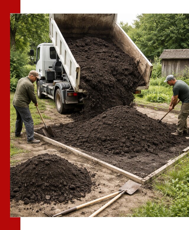 Купить чистый чернозем для огорода с доставкой в Куйбышеве