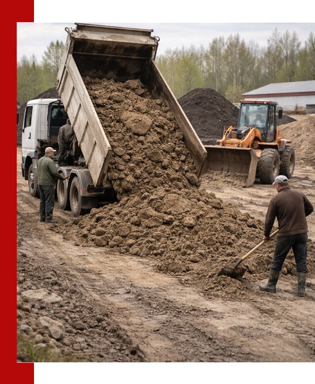 Доставка глин и суглинков в Куйбышеве оптом и вкрай