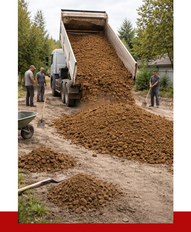 Купить суглинок с доставкой в Куйбышеве от 2592 р. за куб | ПРОНЕРУДКбш