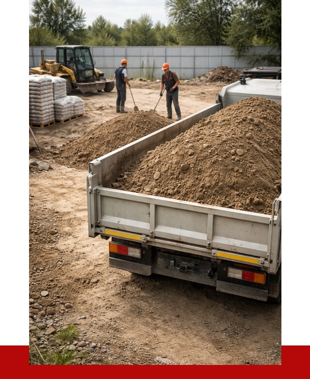 Супесь с доставкой в Куйбышеве от 2540 р. за куб | ПРОНЕРУДКбш