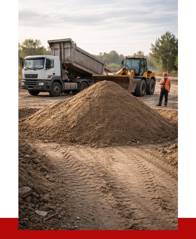 Купить песчаный грунт с доставкой в Куйбышеве от 4355 р. | ПРОНЕРУДКбш