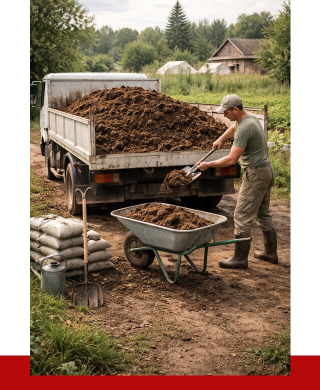 Купить коровий навоз с доставкой в Куйбышеве от 1866 р. | ПРОНЕРУДКбш