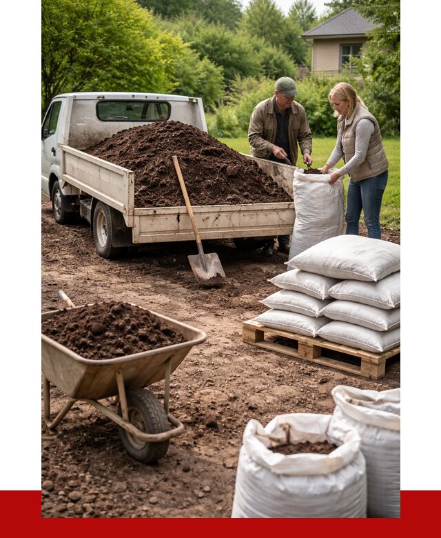 Перегной в мешках с доставкой в Куйбышеве от 2281 р. | ПРОНЕРУДКбш