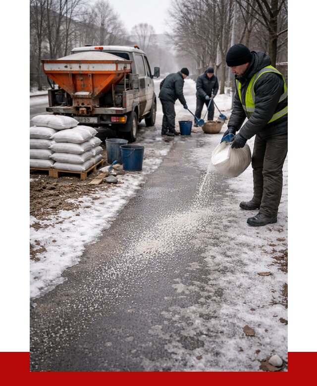 Реагент против гололеда в Куйбышеве с доставкой от 4666 р. | ПРОНЕРУДКбш