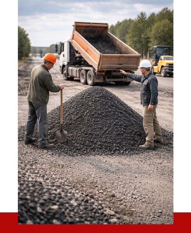 Купить асфальтовую крошку для дорог в Куйбышеве от 4355 р. | ПРОНЕРУДКбш