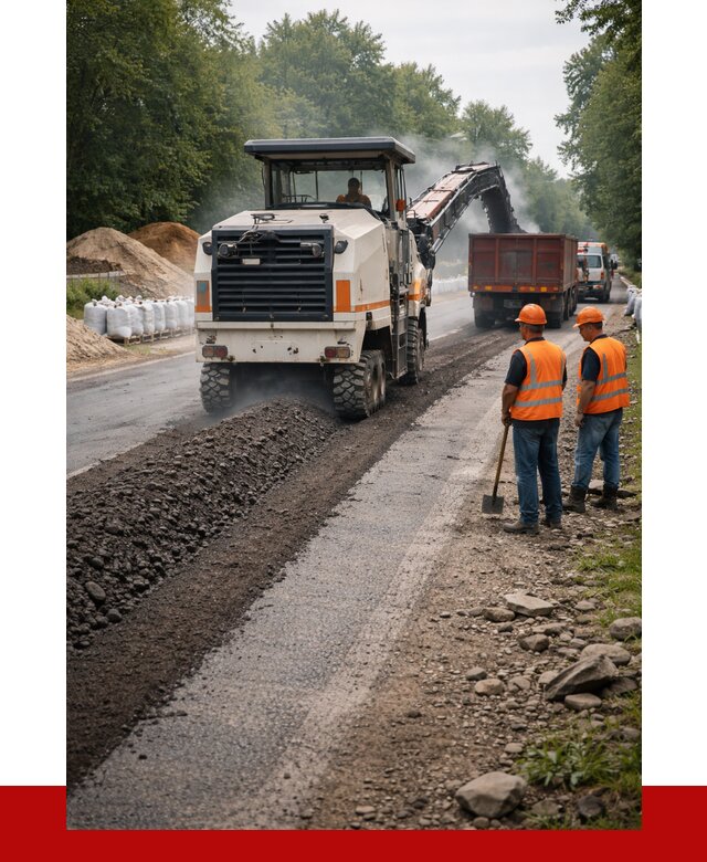 Фрезерованный асфальт в Куйбышеве от 2281 р./куб. | ПРОНЕРУДКбш
