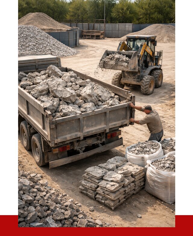 Купить бой бетона с доставкой в Куйбышеве от 4977 р. | ПРОНЕРУДКбш