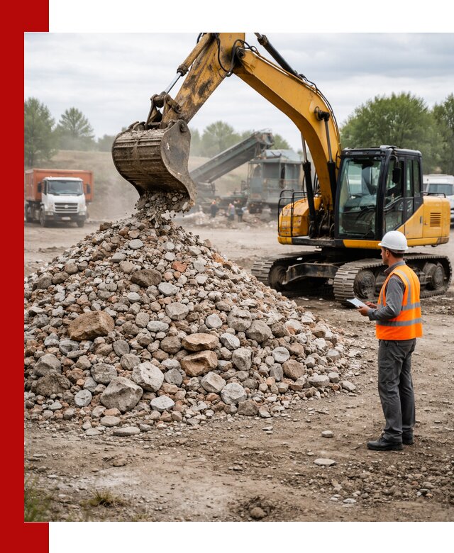 Доставка и вывоз строительного боя в Куйбышеве