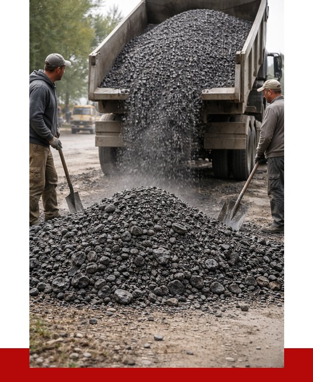 Дробленый асфальт в Куйбышеве от 2903 р. с доставкой | ПРОНЕРУДКбш