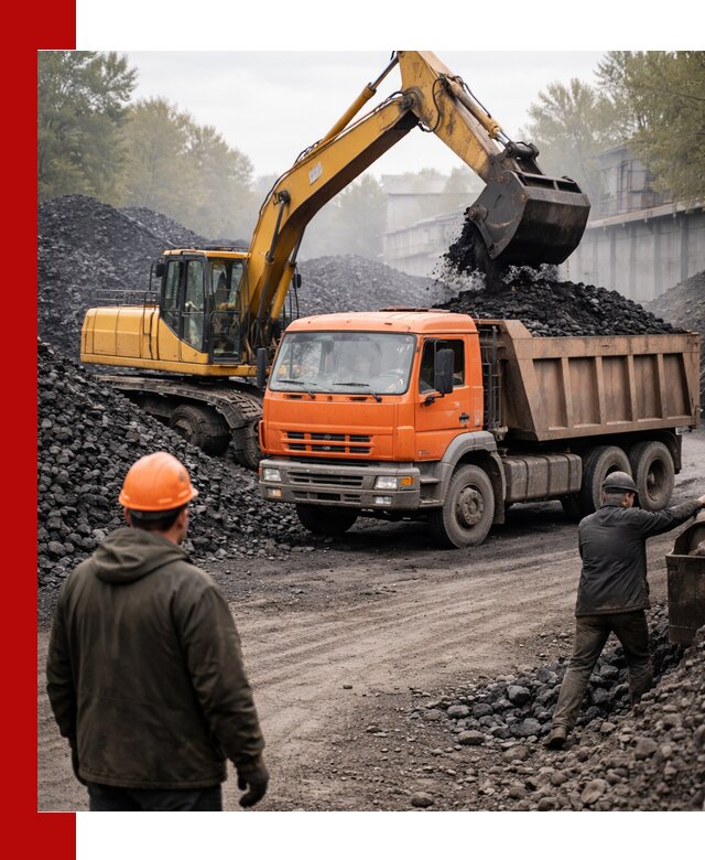 Доставка угля автотранспортом в Куйбышеве быстро и выгодно