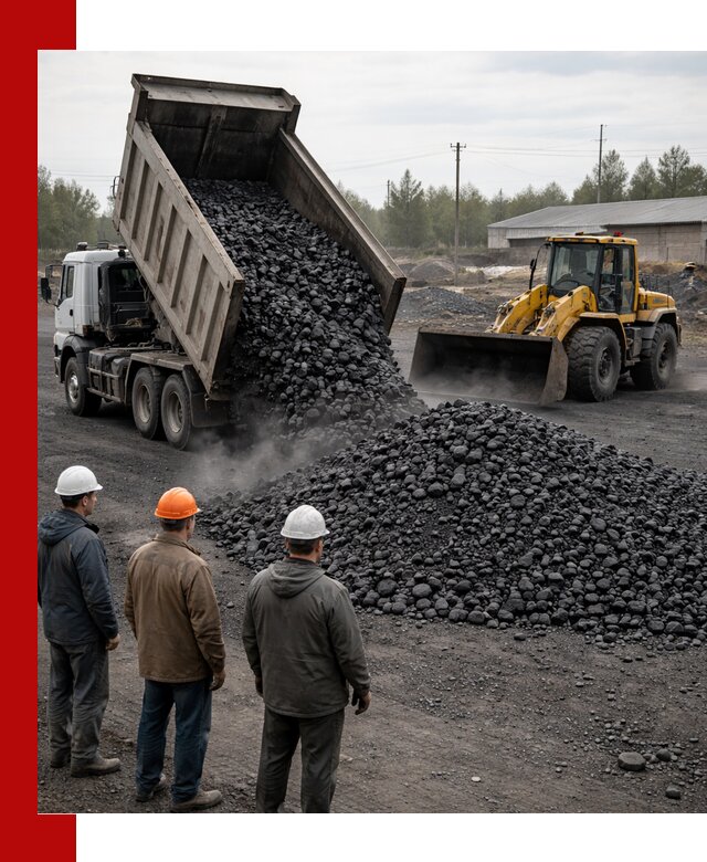 Доставка угля антрацита в Куйбышеве с самосвалами и погрузкой
