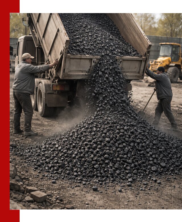 Доставка угля семечка самосвалами в Куйбышеве