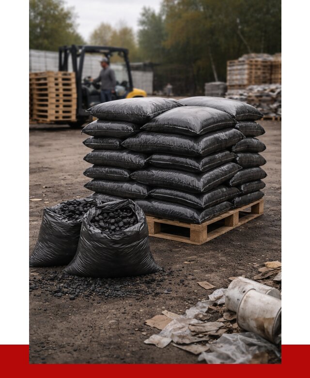 Купить уголь в мешках с доставкой в Куйбышеве от 7777 р. | ПРОНЕРУДКбш