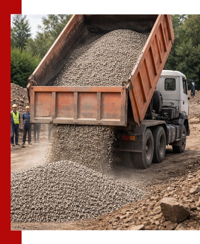 Доставка сыпучих материалов самосвалом в Куйбышеве быстро и надежно