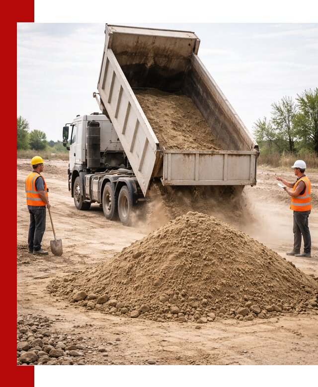 Доставка самосвалом 15 кубов в Куйбышеве за город и по городу