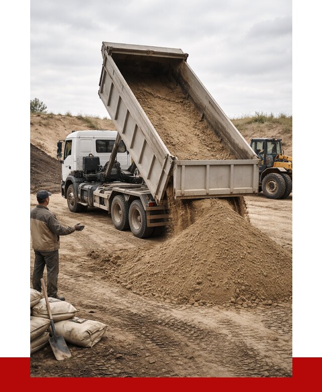 Доставка самосвалом 20 кубов в Куйбышеве от 7777 р. | ПРОНЕРУДКбш