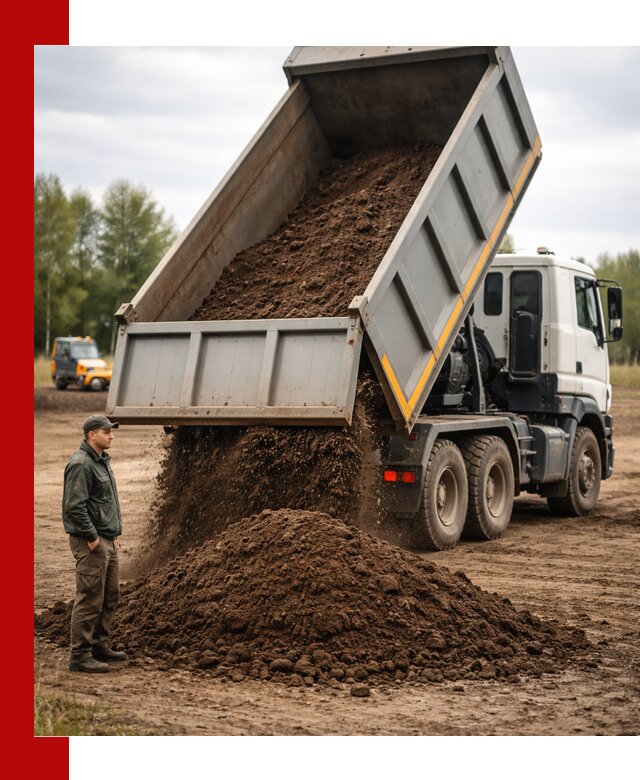 Аренда самосвала с водителем в Куйбышеве для сыпучих грузов и навоза