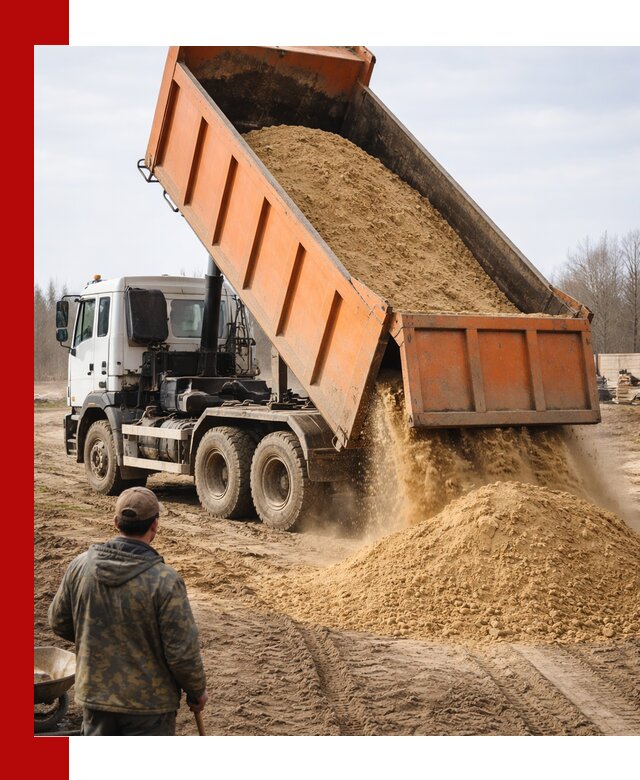Аренда самосвала 20 тонн для перевозки грузов в Куйбышеве