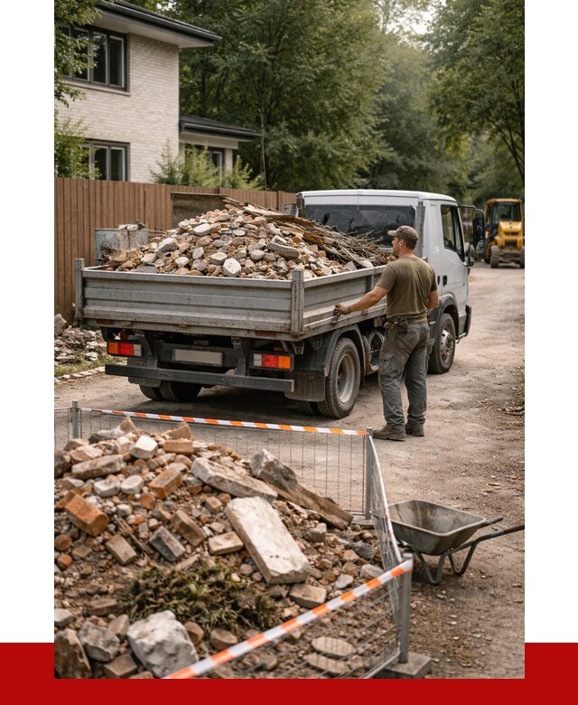 Вывоз строительного мусора с погрузкой в Куйбышеве от 7777 р | ПРОНЕРУДКбш