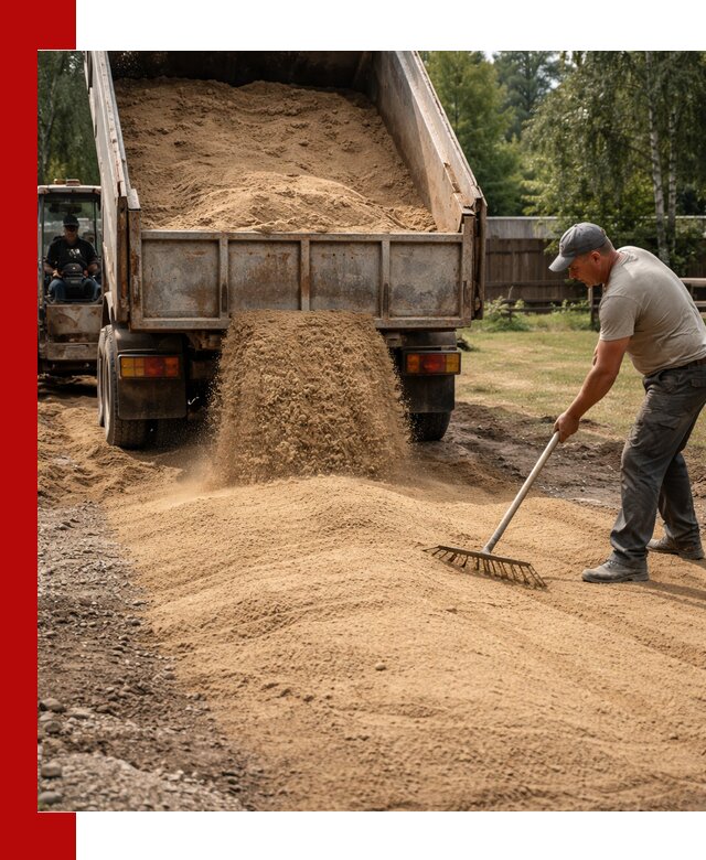 Отсыпка участка песком в Куйбышеве быстро и качественно