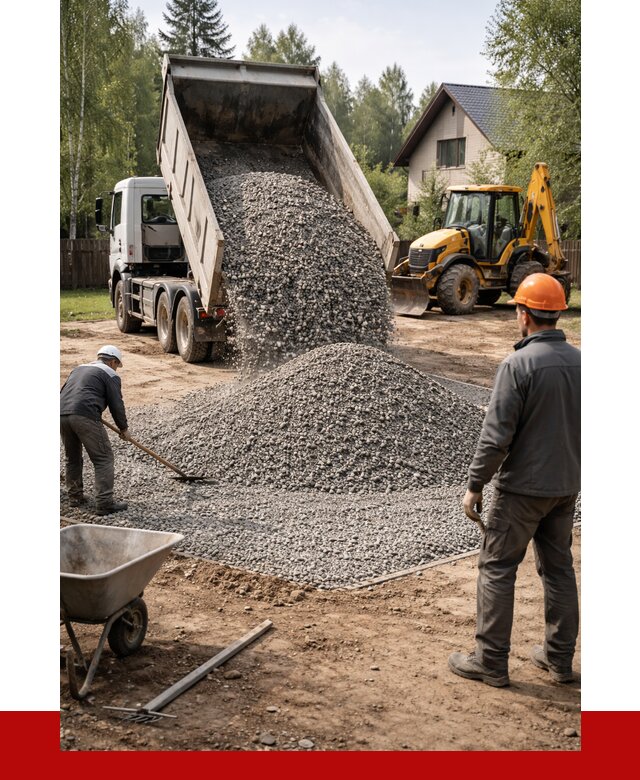 Отсыпка участка щебнем в Куйбышеве от 6740 р. ПРОНЕРУДКбш