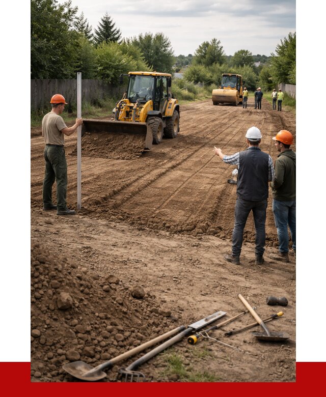 Планировка участка грунтом в Куйбышеве от 4666 р ПРОНЕРУДКбш