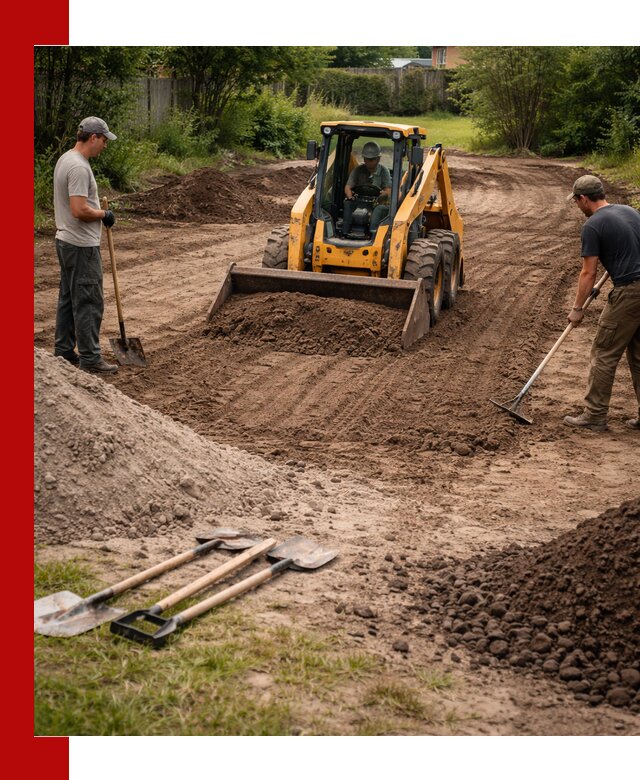 Планировка участка грунтом с вывозом и доставкой в Куйбышеве