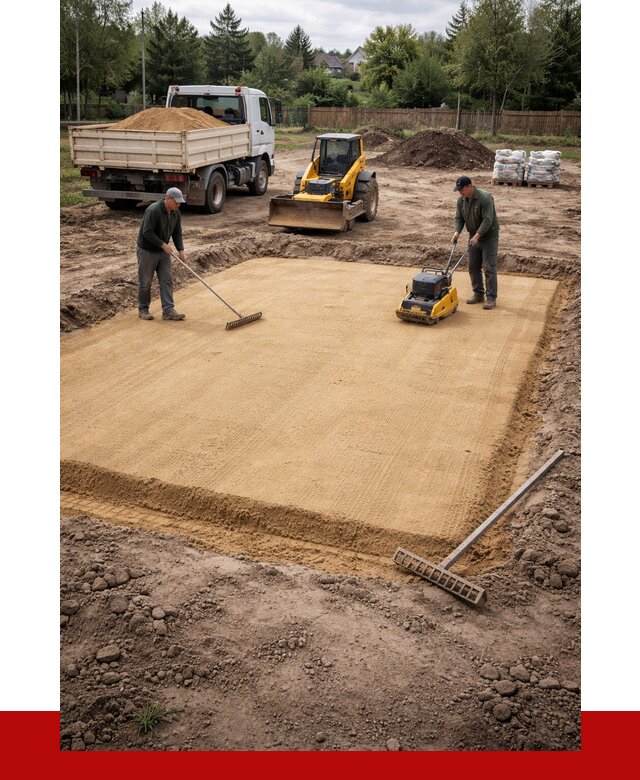 Устройство песчаной подушки в Куйбышеве от 4666 р. ПРОНЕРУДКбш