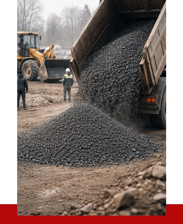 Асфальтовая крошка в Куйбышеве с доставкой от 1866 р. | ПРОНЕРУДКбш
